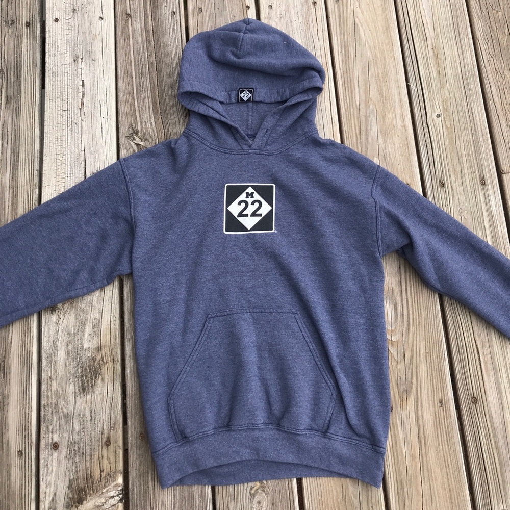 M22 💙 blue hoodie